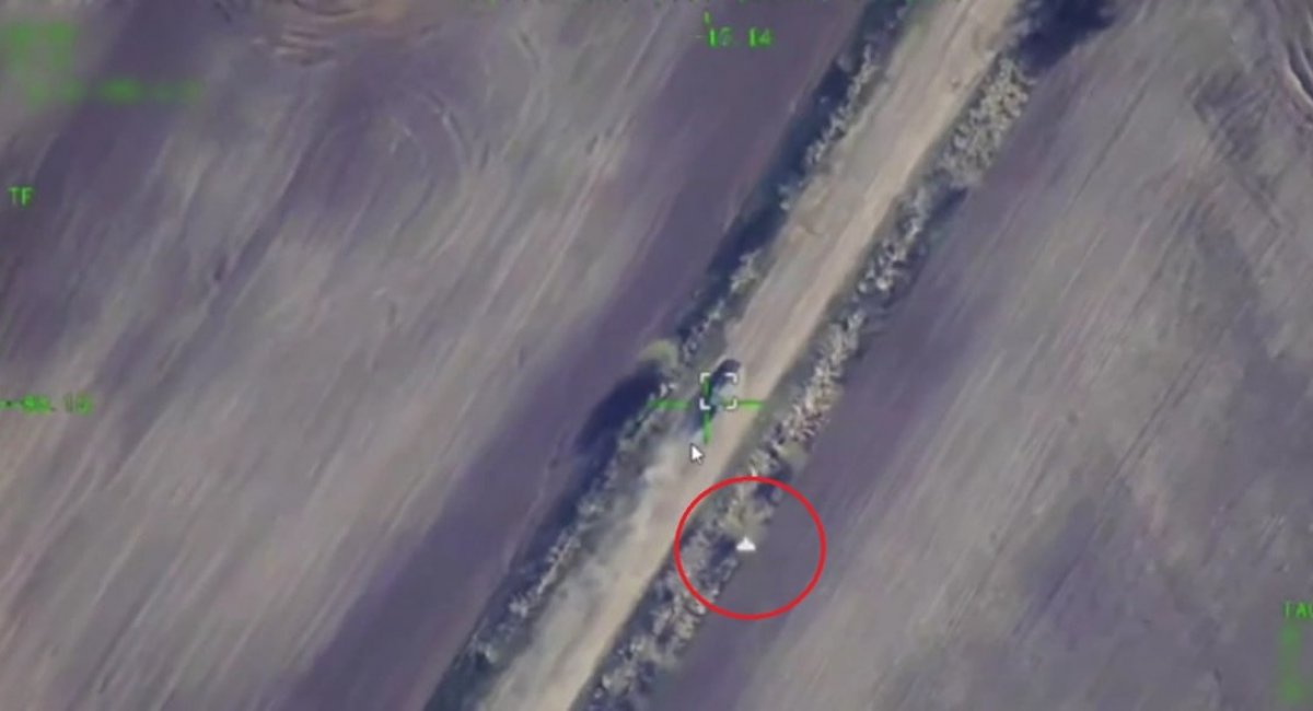 The Gerbera decoy UAV attacks Ukrainian system / screenshot from video 