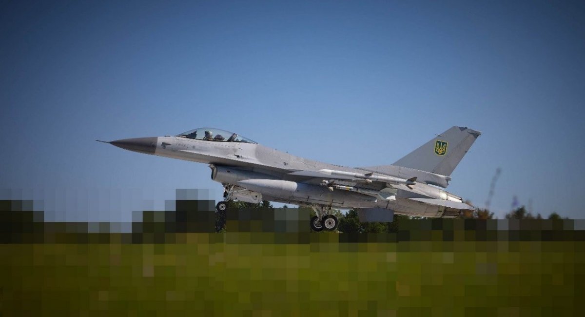 Ukrainian F-16AM fighter / Photo credit: The Ukrainian Air Force