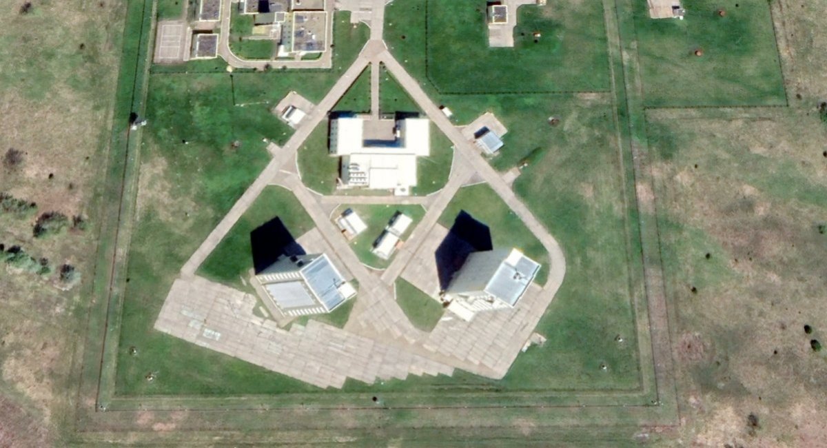 Voronezh-DM radar system deployment site / Satellite photo cred: Google Earth