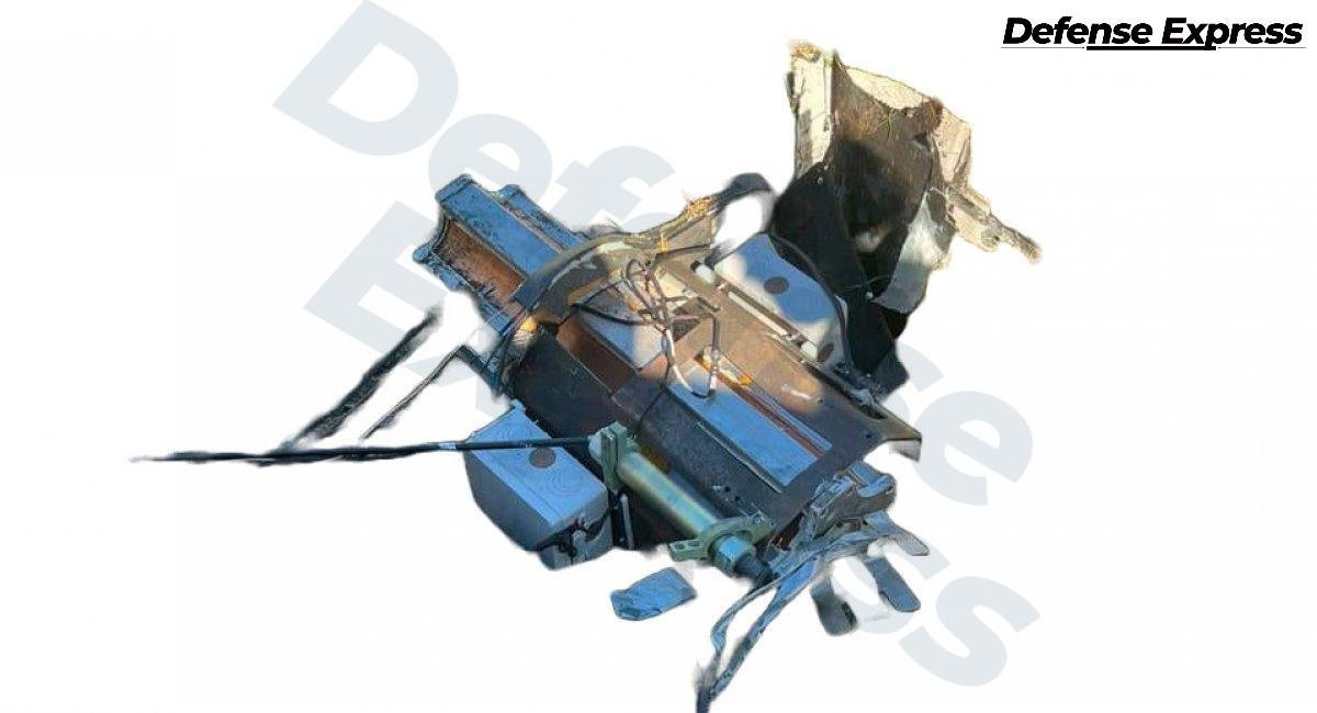 russian Geran-4 drone equipped with a cumulative-cutting special payload 