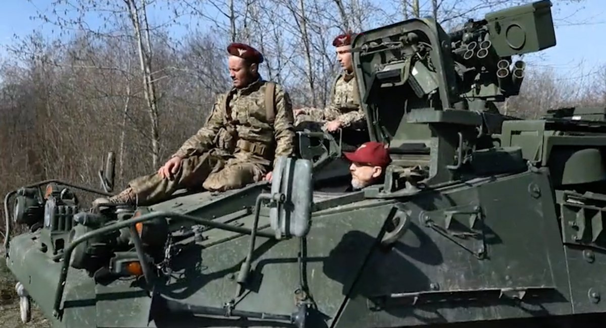 The Stryker armored fighting vehicle / screenshot from video 