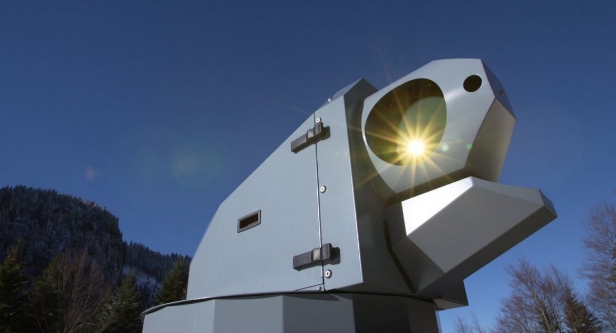 One of Rheinmetall’s combat laser prototypes / Photo credit: Rheinmetall