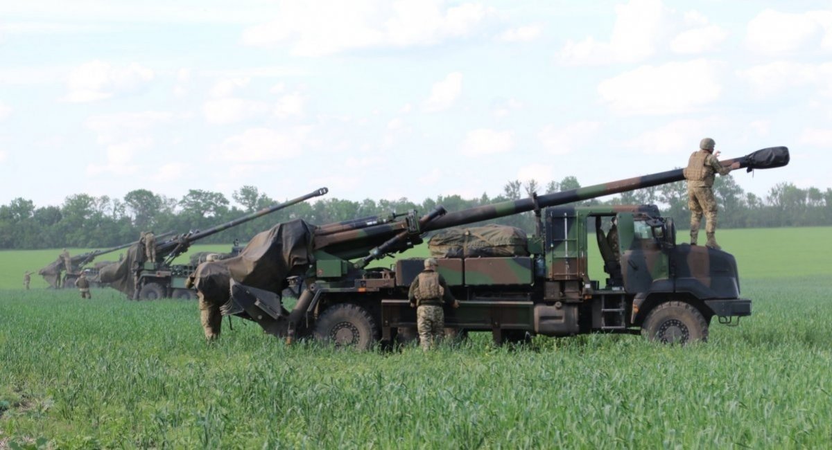 French CAESAR self-propelled artillery system in service with the 55th Artillery Brigade of the Armed Forces of Ukraine / Photo credit: Joint Forces Task Force