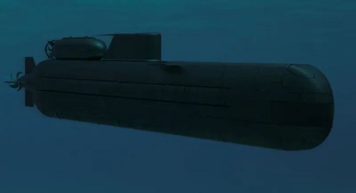 The DG-160 mini-submarine project / illustrative render from open sources