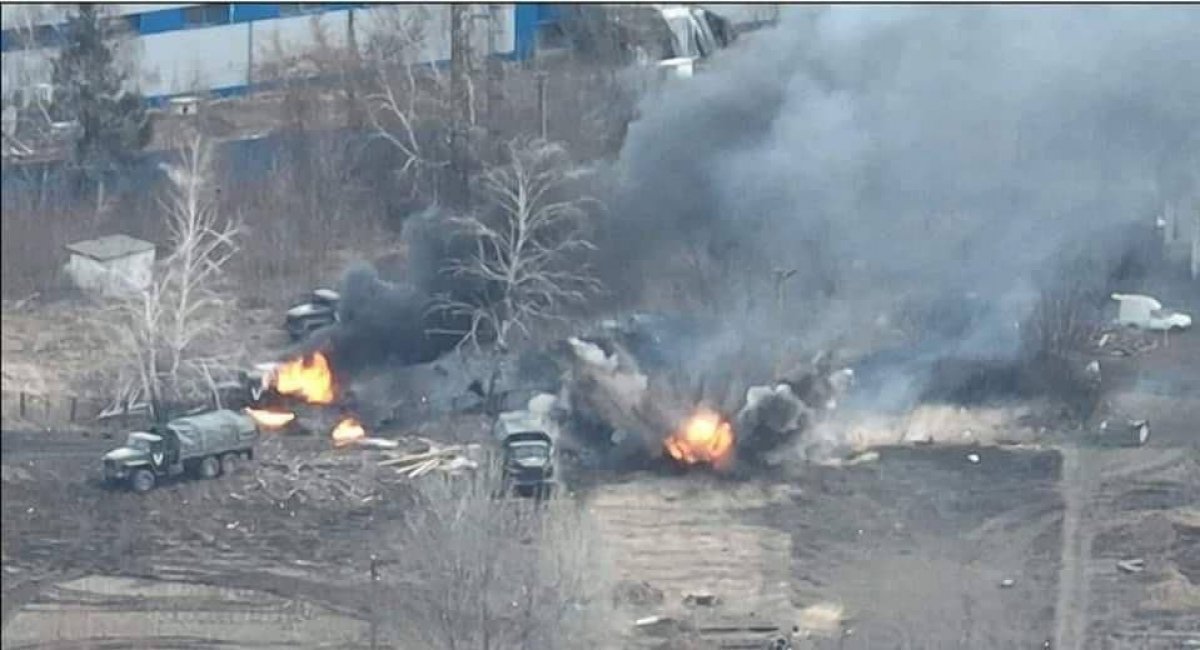 Ukrainian troops destroyed russian equipment / Illustrative photo by SSU