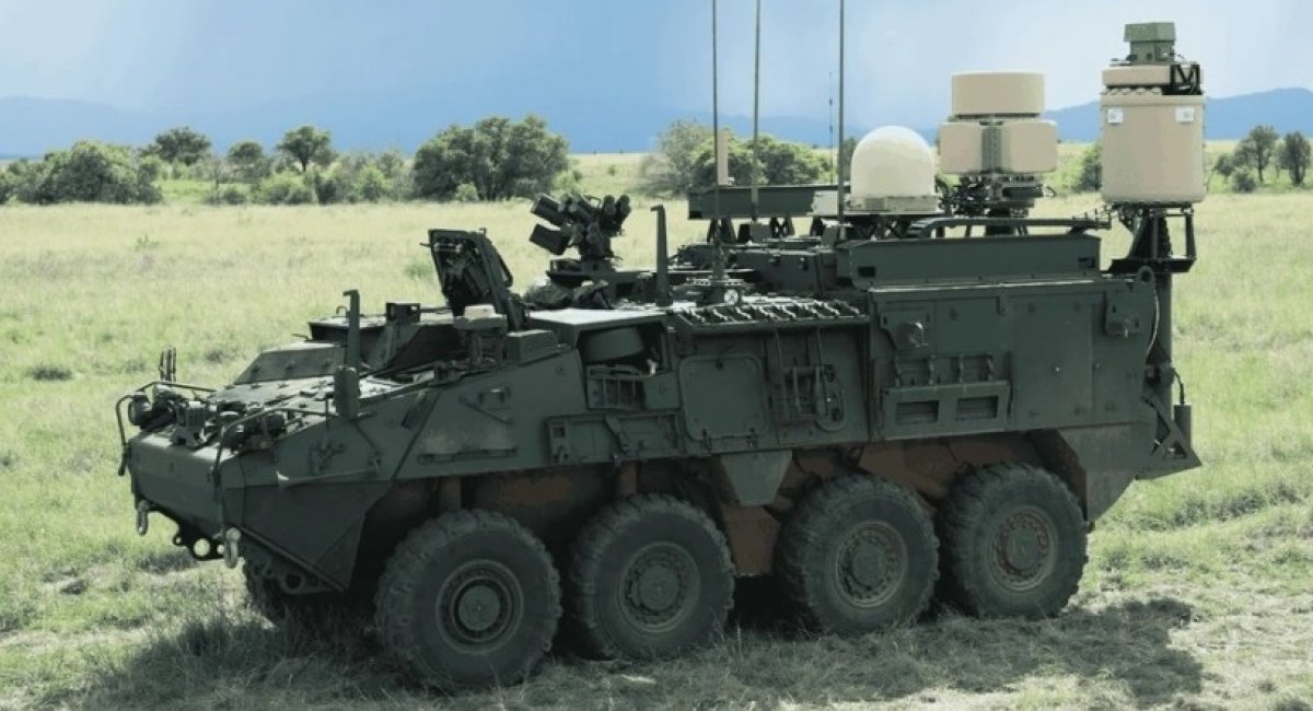TLS-BCT on Stryker vehicle / Photo provided by PEO IEW&S