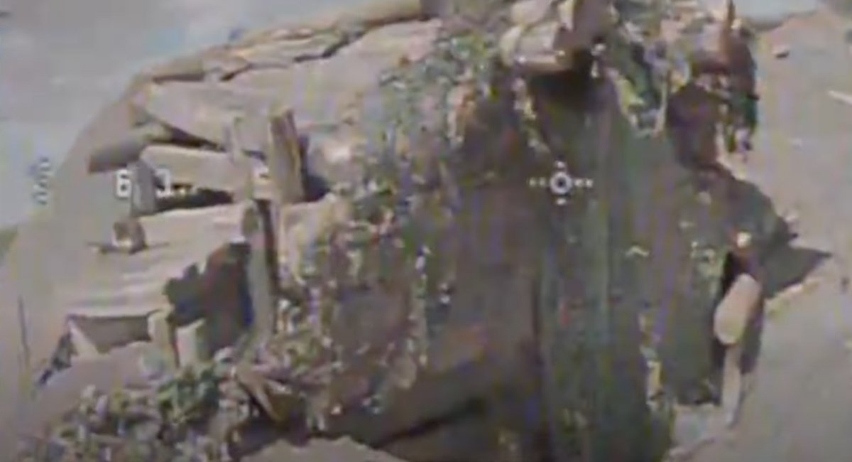 Recon-drone teams from Ukraine's Hart Brigade hit key russian targets / screenshot from video 