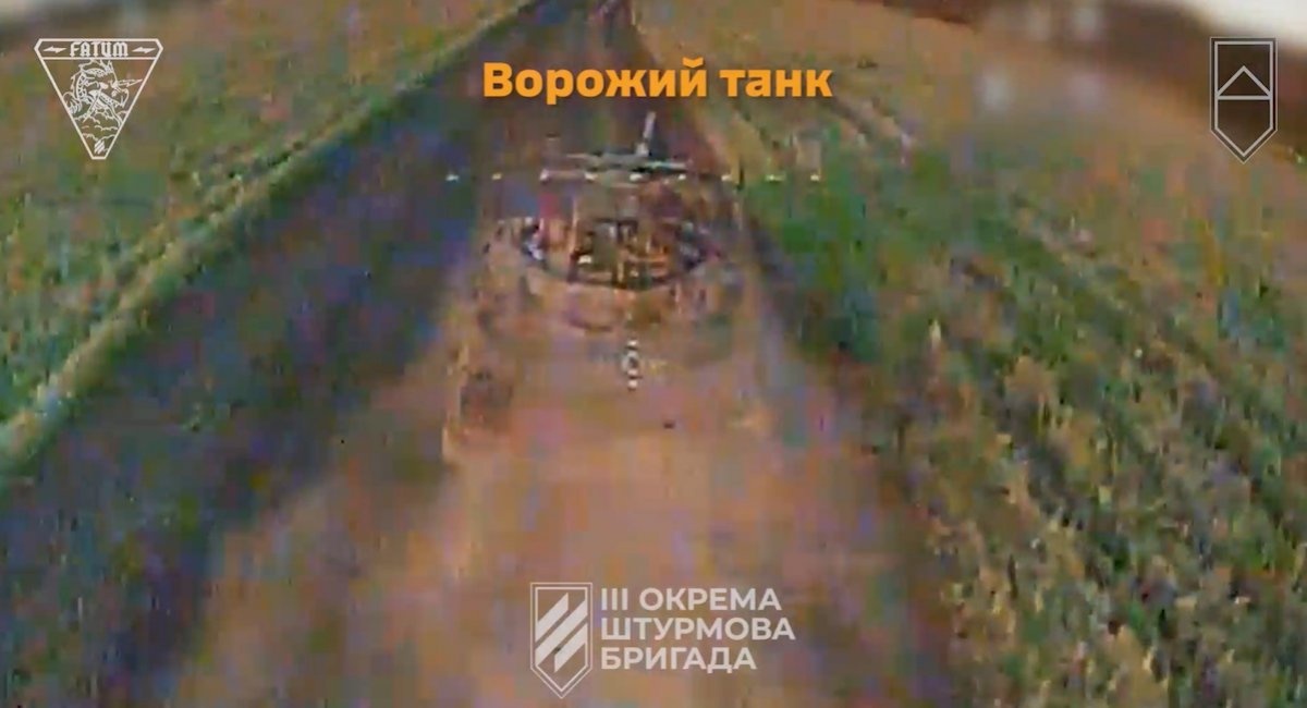 Ukraine’s 3rd Separate Assault Brigade neutralized multiple russian tanks and vehicles Kharkiv region / screenshot from video 