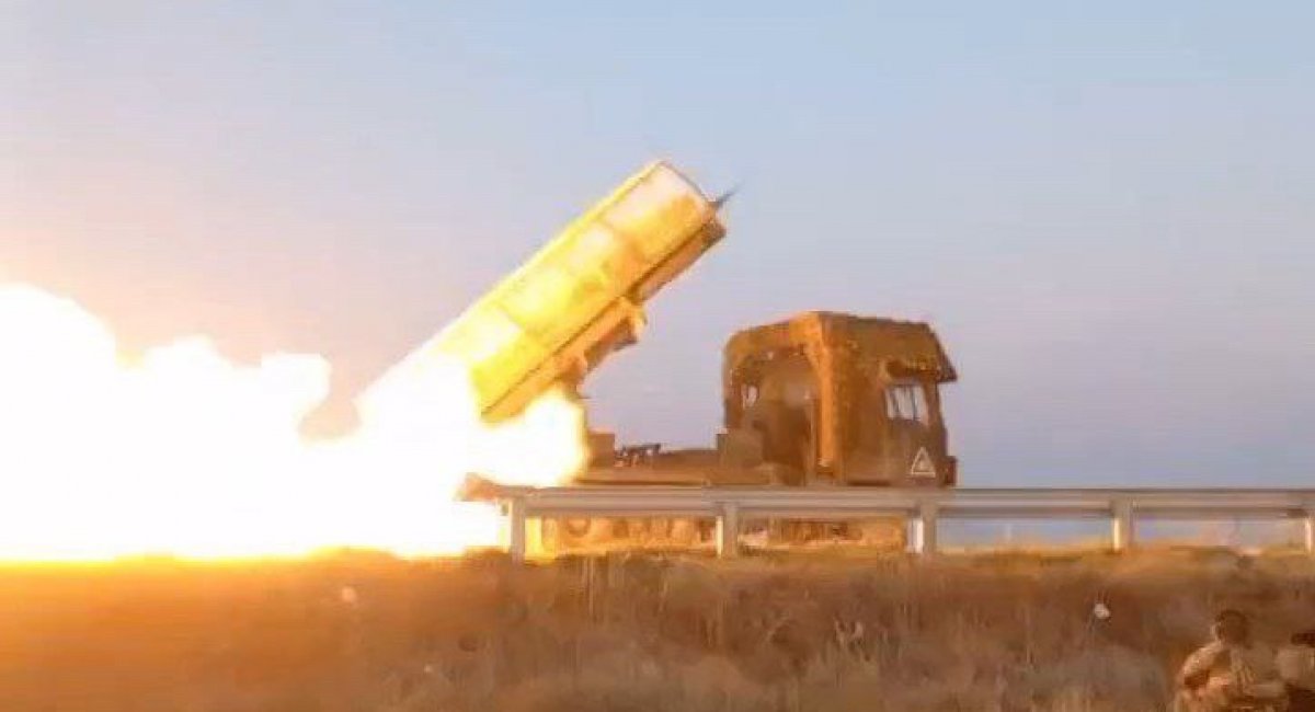 North Korean M-1991 240 mm multiple launch rocket system / screenshot from video 