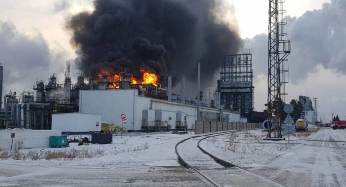 A fire at one of plants in the russian federation / Open source illustrative photo