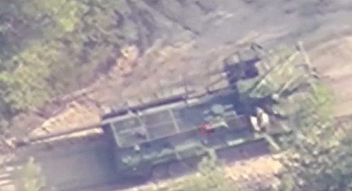 The Koksan gun near the Kreminna area / screenshot from video