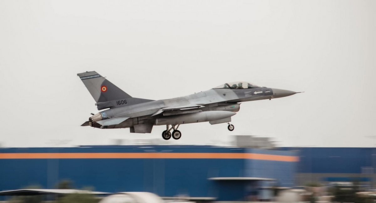 Romanian F-16 fighter jet / Photo credit: Forţele Aeriene Române