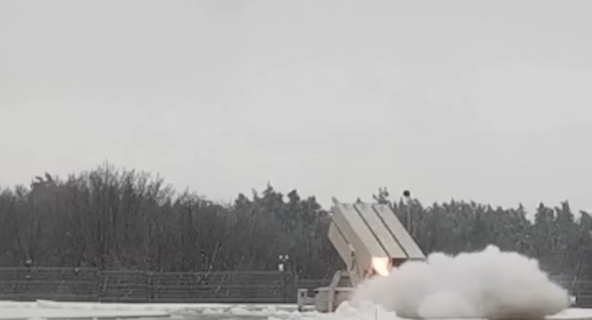 NASAMS launcher repelling russian aircraft somewhere in Ukraine / Screenshot credit: Ukrainian Air Force
