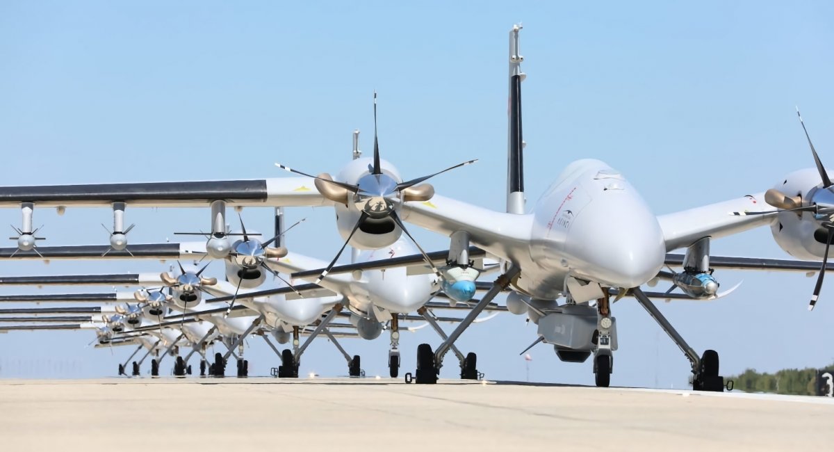 Photo for illustration - Akinci reconnaissance and strike drones 
