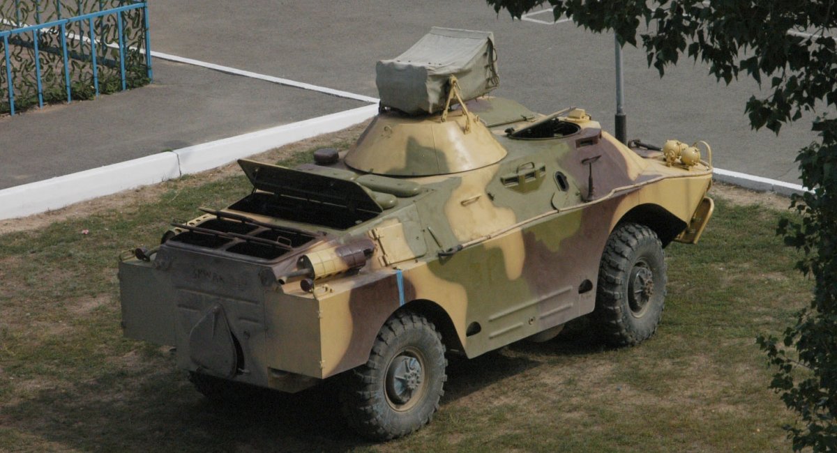 ZS-82 psychological operations vehicle based on BRDM-2 amphibious armoured scout vehicle / open source