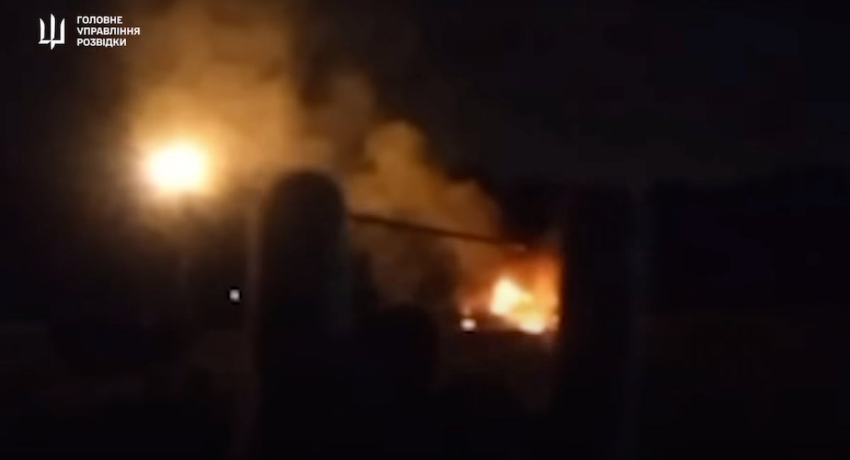 The helicopters were destroyed in targeted strikes on Moscow and Samara / screenshot from video 