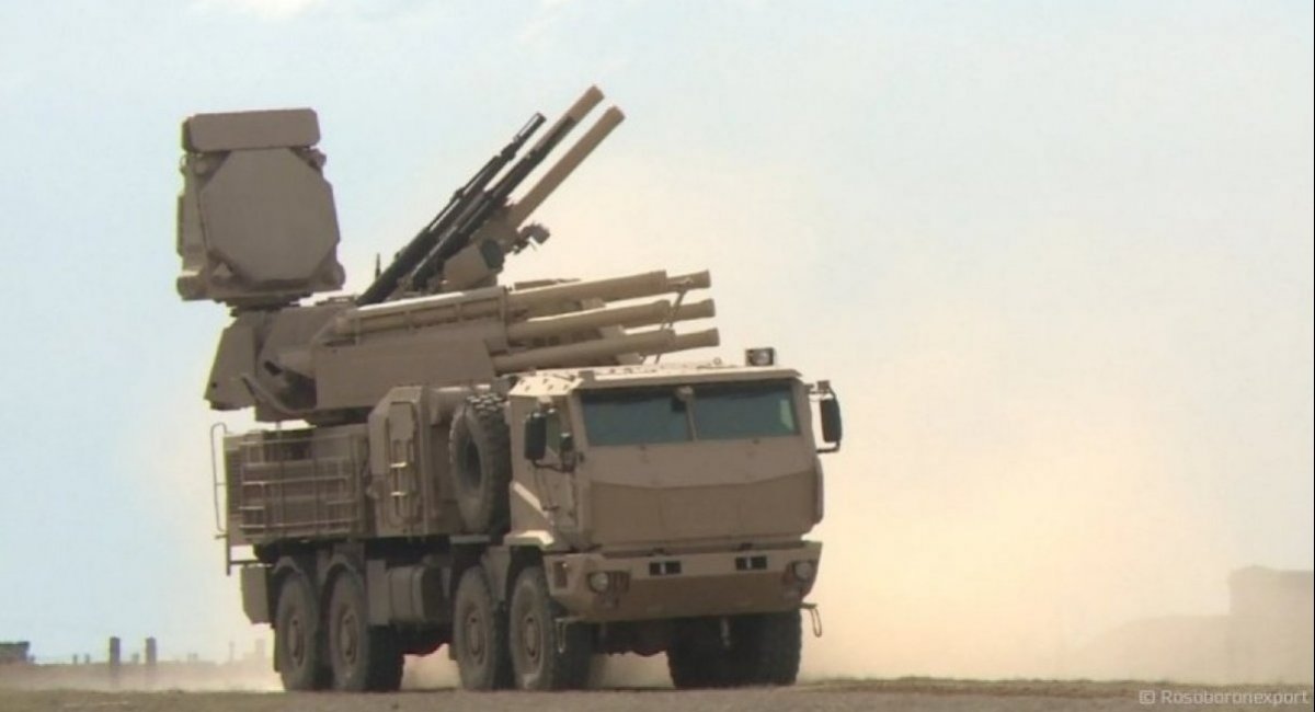 Pantsir-S1M self-propelled medium-range surface-to-air missile and anti-aircraft artillery system (NATO reporting name SA-22 Greyhound) / Open source illustrative photo