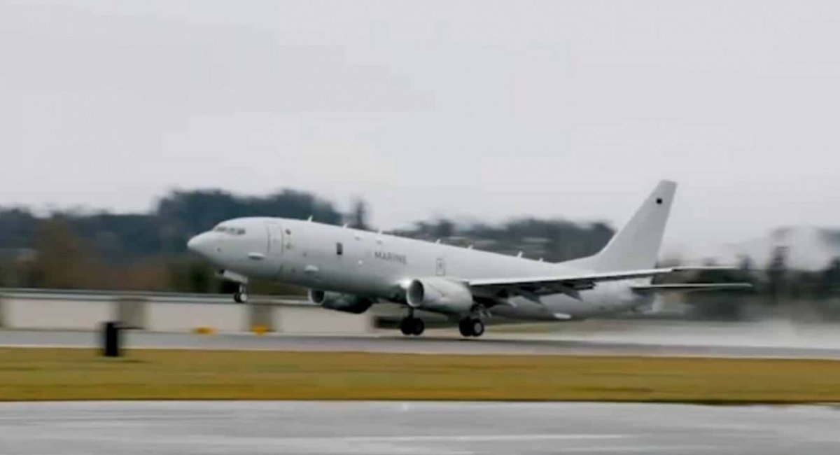 First flight of Germany’s P-8A Poseidon / Photo credit: screenshot from Bundeswehr video