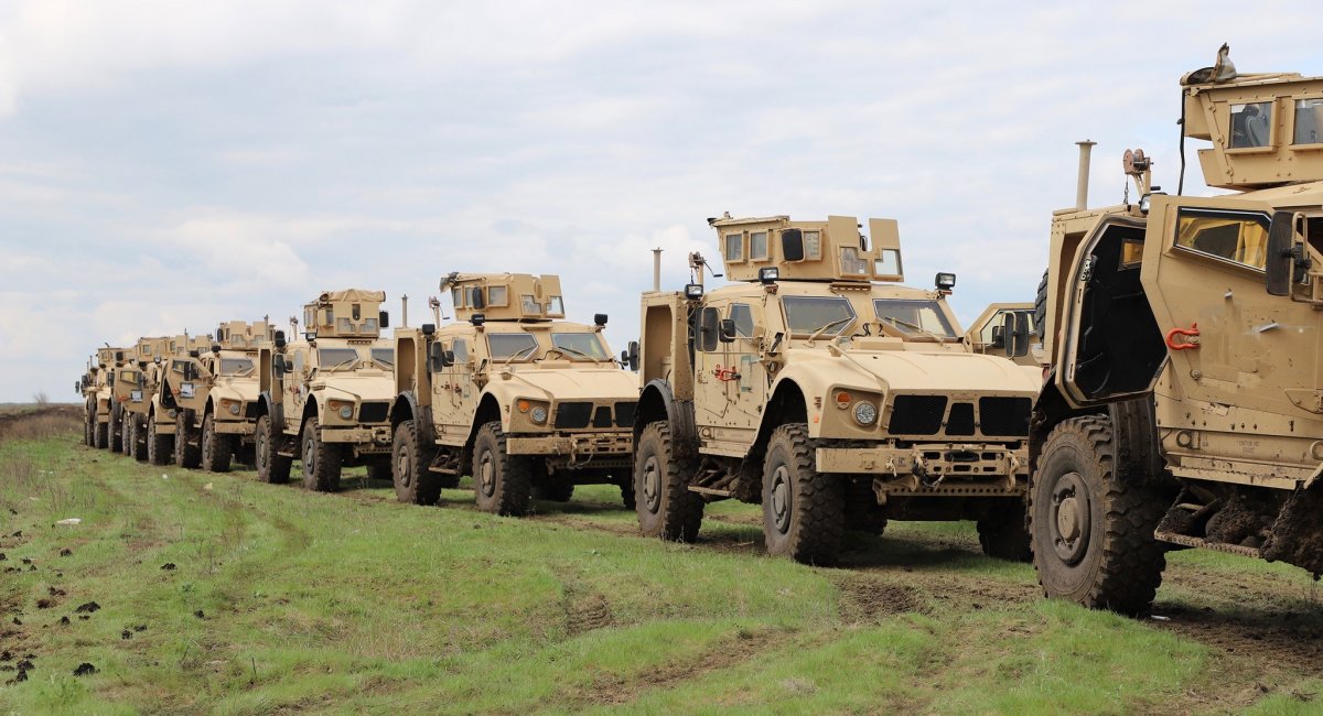 The Oshkosh M-ATV vehicles of the Armed Forces of Ukraine / Photo credit: ​The 37th Marine Brigade 