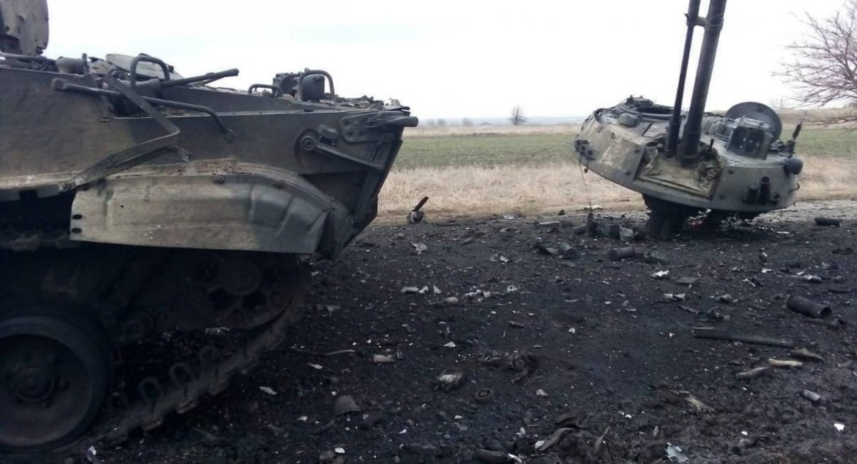 Remnants of a russian BMP-3 on the battle grounds of Ukraine / Open source illustrative photo