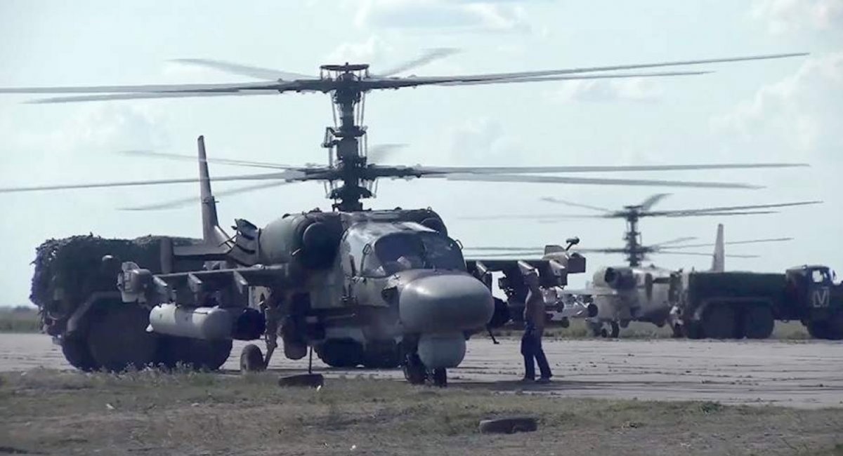 A russian Ka-52 helicopter involved in the armed invasion of Ukraine, location unknown / Open-source illustrative photo