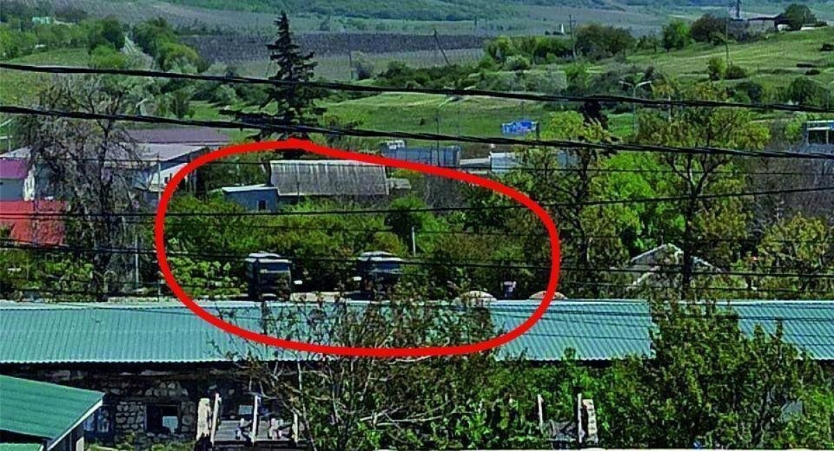 GAZ and KAMAZ vehicles were spotted at one of the military units in Sevastopol / Photo credit: the Atesh partisan movement