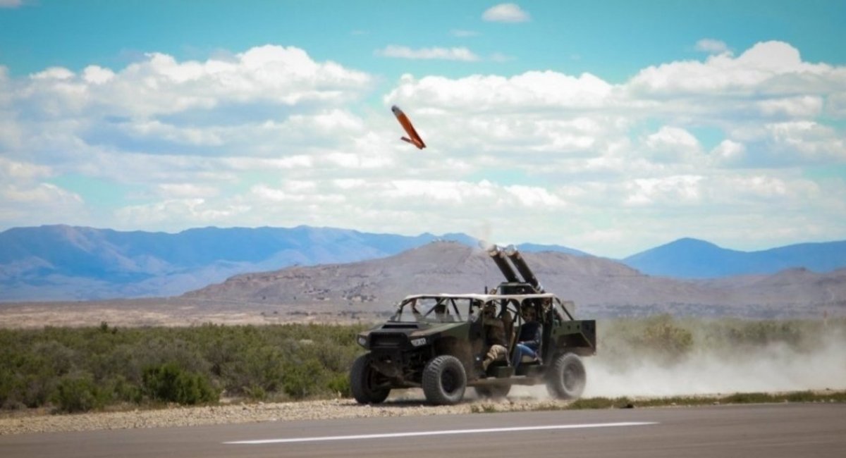 Launch of the Altius 600M from a buggy / Photo credit: Future Vertical Lift Cross-Functional Team