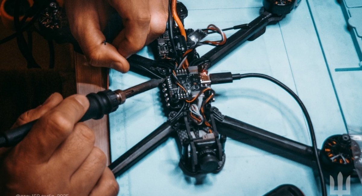 Ukrainian drone / Photo credit: 158th Mechanized Brigade