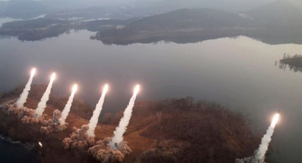 Test launch of North Korean KN-24 missiles, March 10, 2023 / Open source photo
