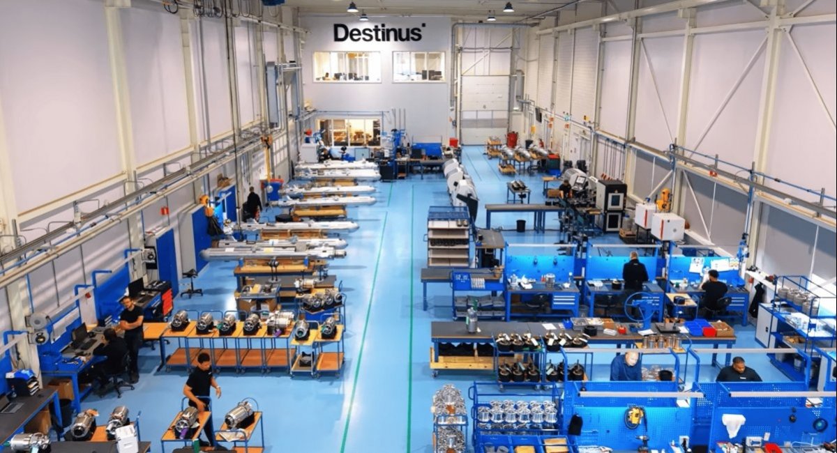 Production of turbojet engines for Ruta cruise missiles / Screenshot from video by Destinus