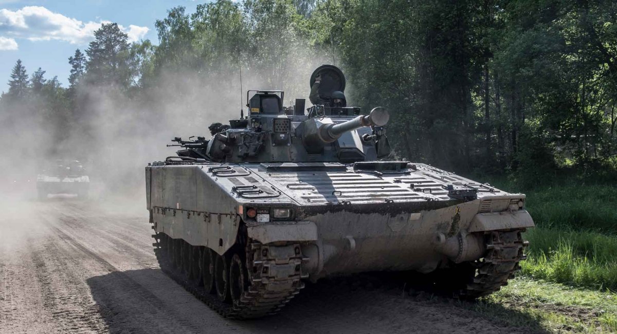 Swedish CV9040 infantry fighting vehicle will be provided to Ukraine / Photo credit: FMV Sweden