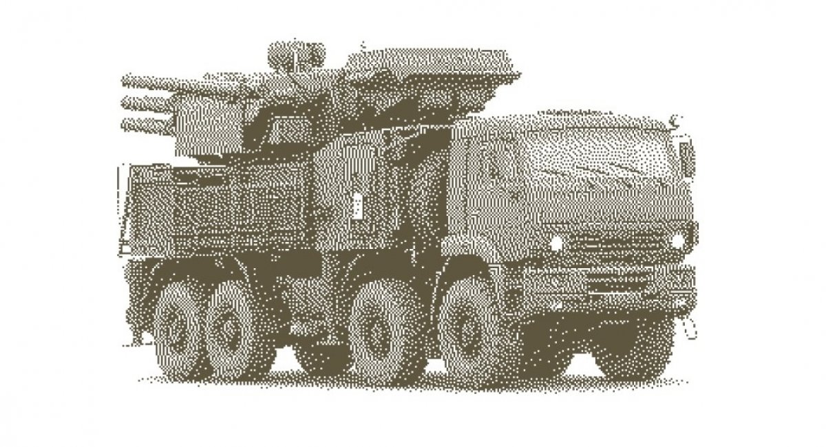 russian Pantsir-S2 system / Screenshot from video 