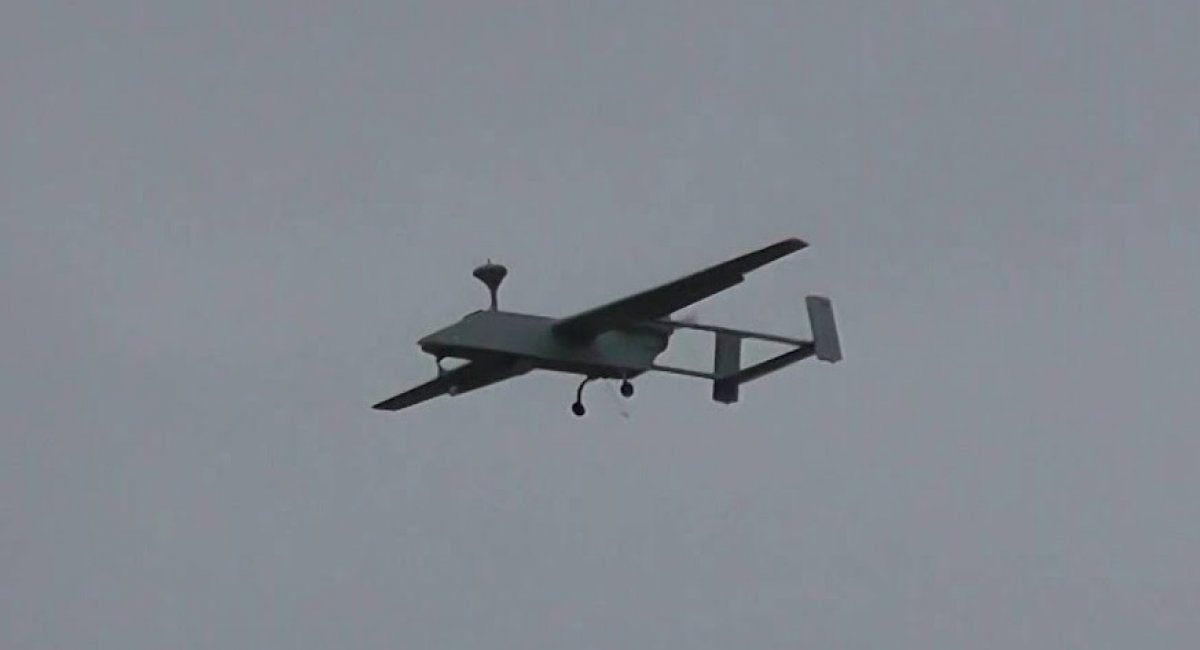 Illustrative photo of a russian "Forpost" ISR UAV / Screenshot image credit: MegaSkybox YouTube channel