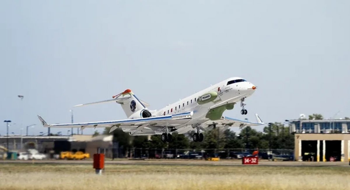 First flight of the Pegasus SIGINT aircraft / Photo credit: Hensoldt
