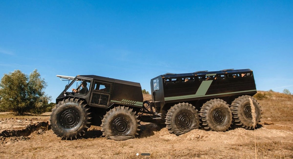 Ukrainian Taha 3400 Amphibious All-Terrain Cargo Vehicle / Photo credit:  Taha 