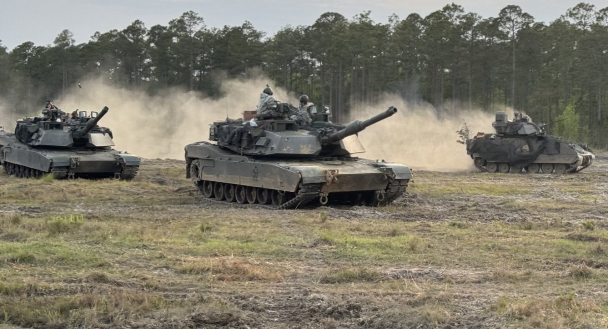 Illustrative photo: M1 Abrams in a battle formation during military drills / Photo credit: U.S. Department of Defense