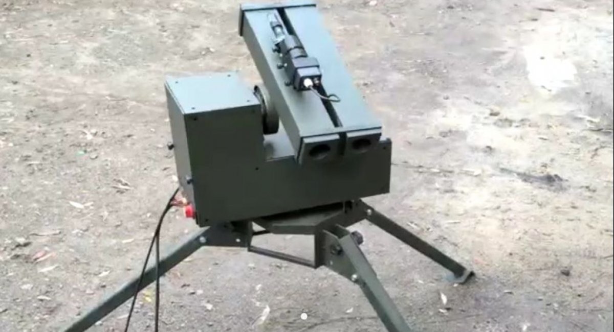 Mock-up of the TSVYAKH turret designed for light surface-to-air missiles