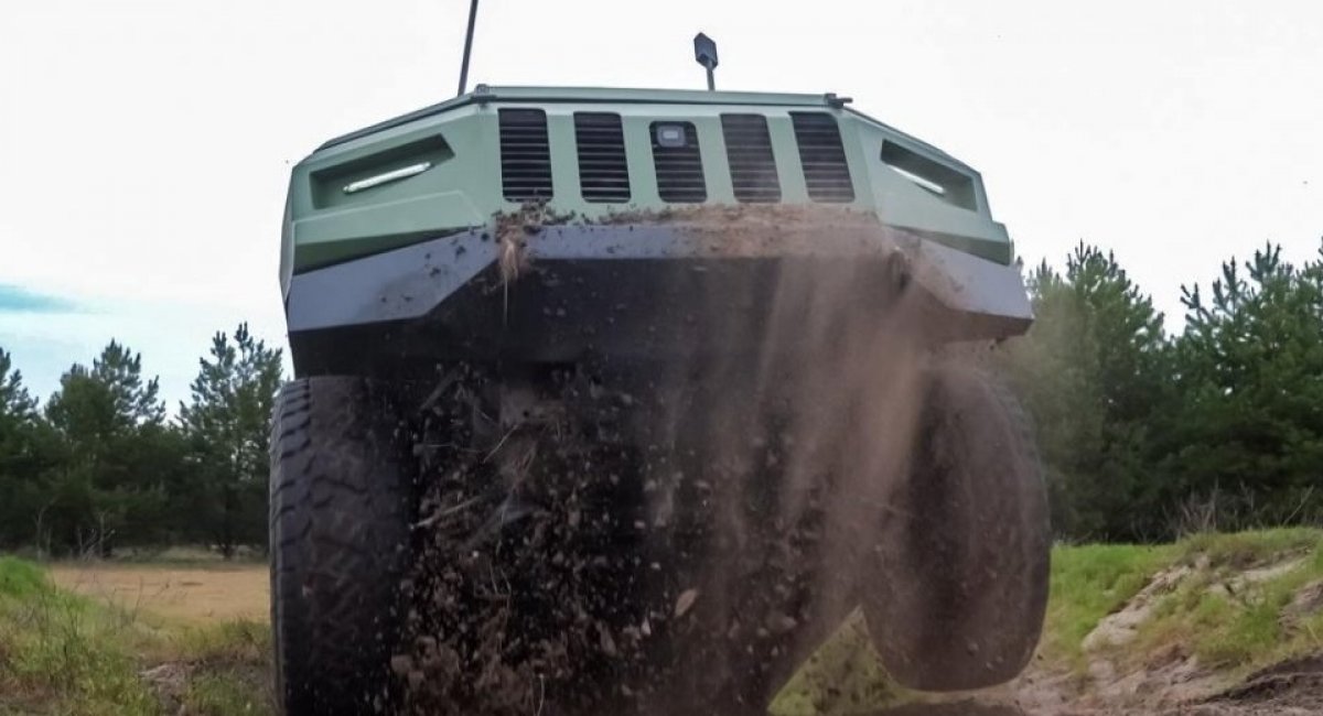 ​Ukraine's Largest Protector UGV to Receive Anti-Aircraft Drones Alongside Mysterious Laser