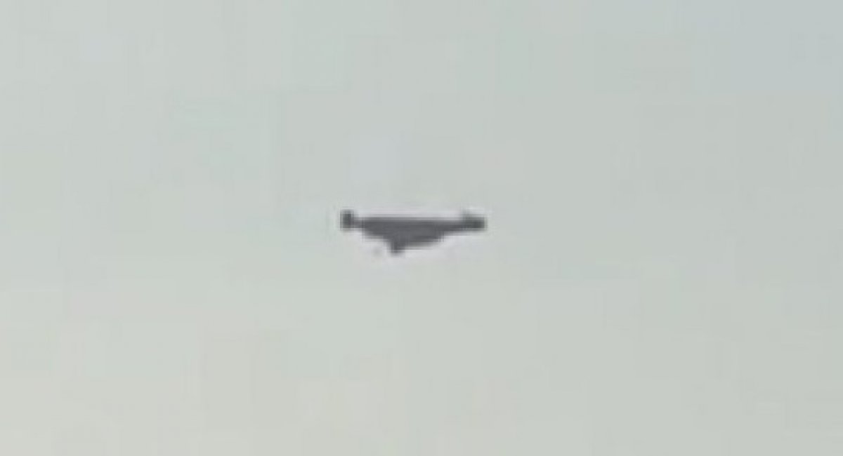 The new Ukrainian kamikaze drone resembles a Shahed-136 / Screenshot of an open-source video