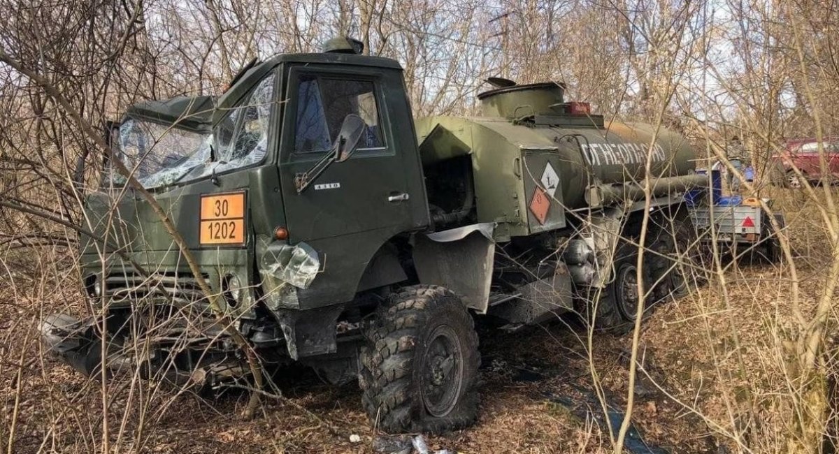 Photo for illustration / Russian military vehicle, that was destroyed by Ukrainian troops