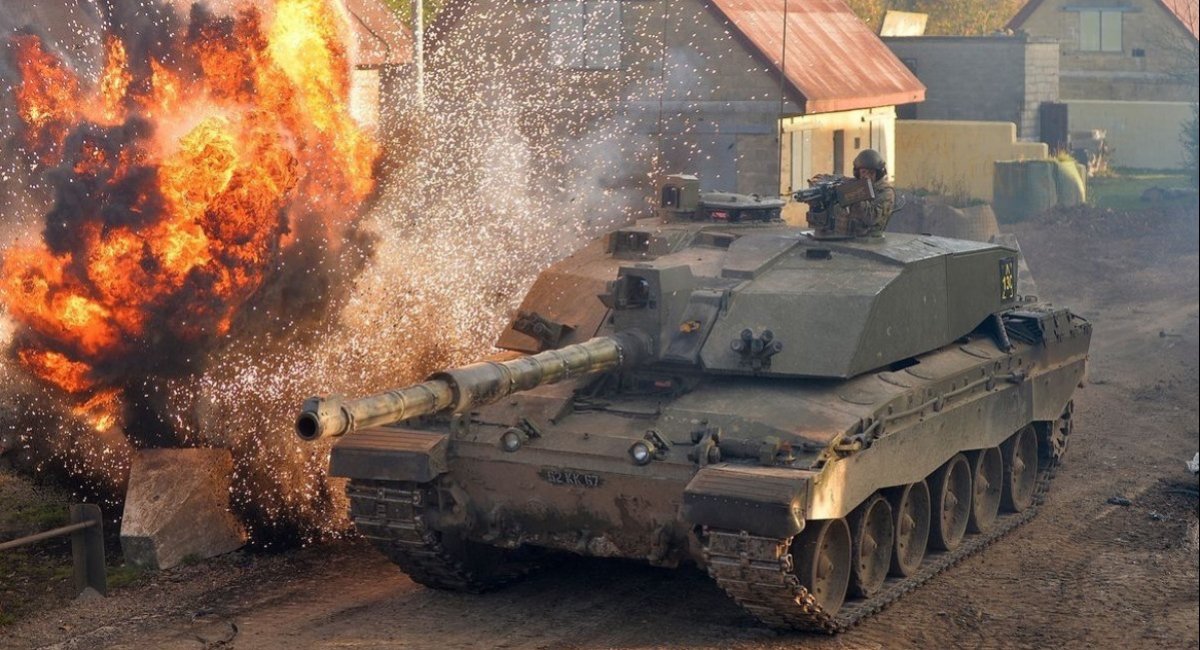 The Challenger 2 main battle tank / Photo credit: The General Staff of the Armed Forces of Ukraine