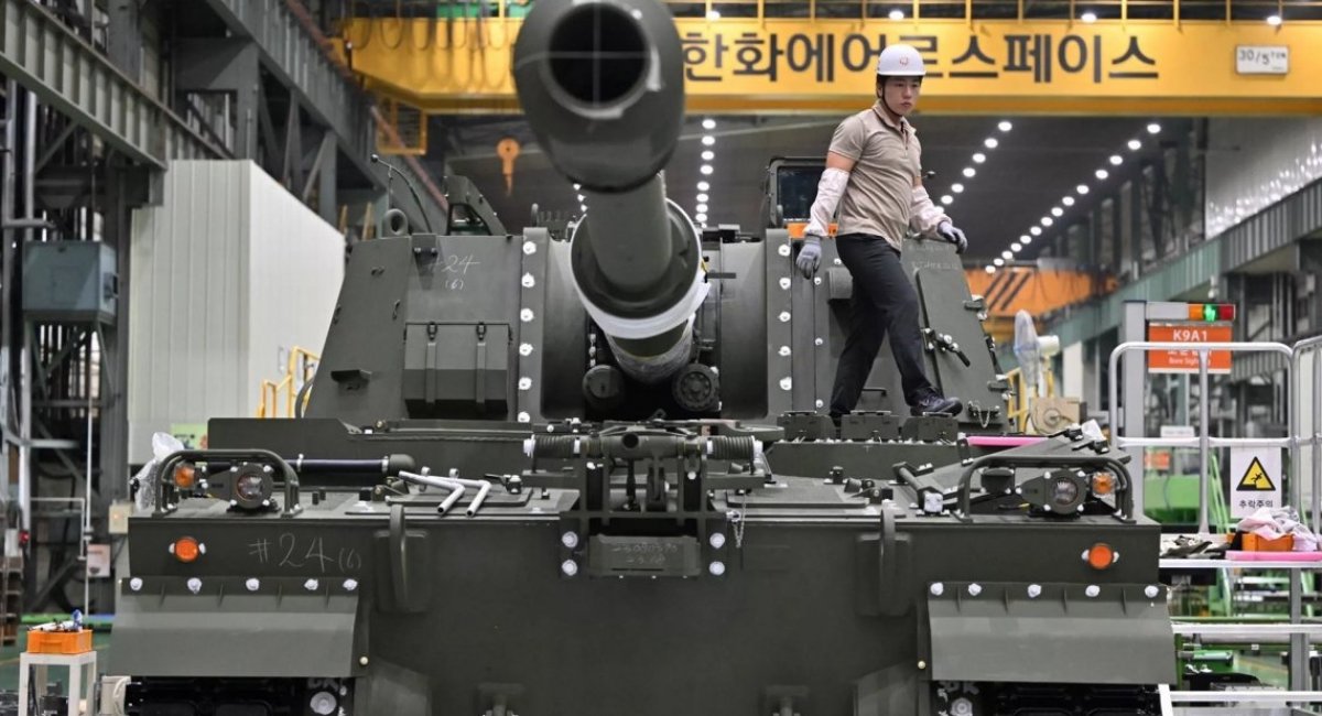 South Korean K9 self-propelled howitzers / Open-source photo