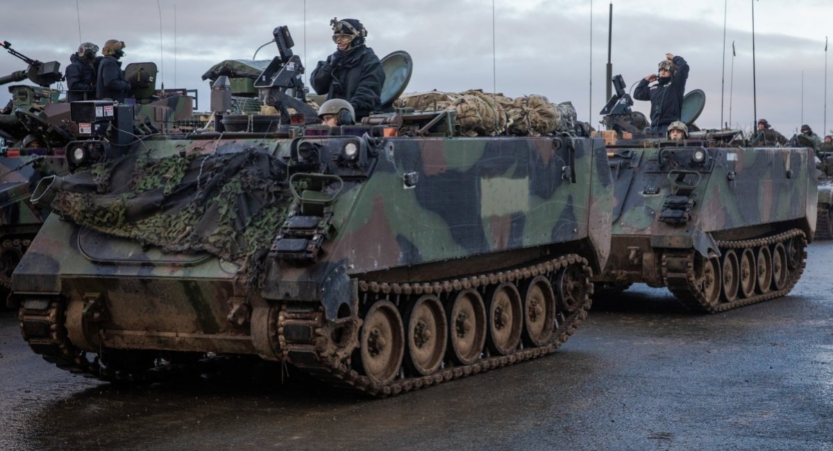 M113 armored personnel carriers / Illustrative photo credit: U.S. Department of Defense