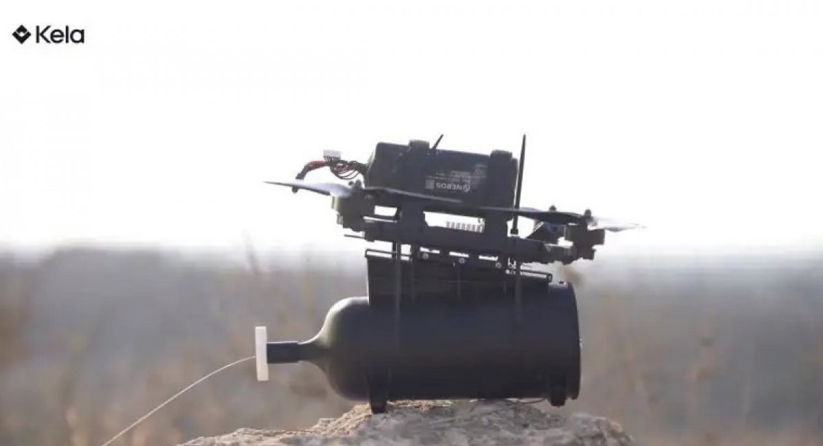 Archer Fiber fiber-optic FPV drone / Photo credit: Kela