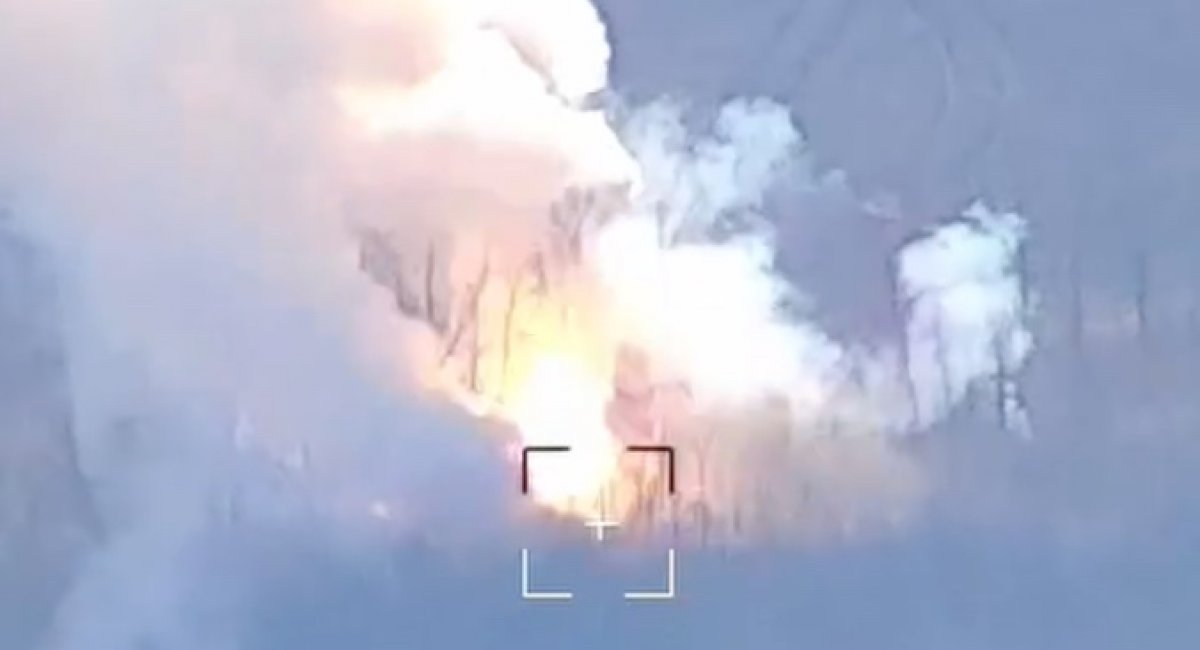 russian Buk-M1 SAM system / screenshot from video 