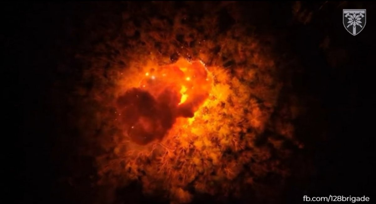 Explosion footage