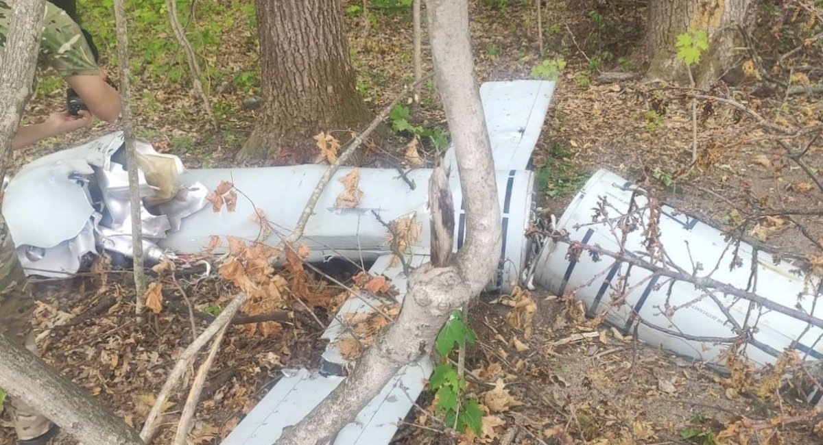 Photo for illustration / russian missile Kalibr, that was shoot down by Ukrainian troops