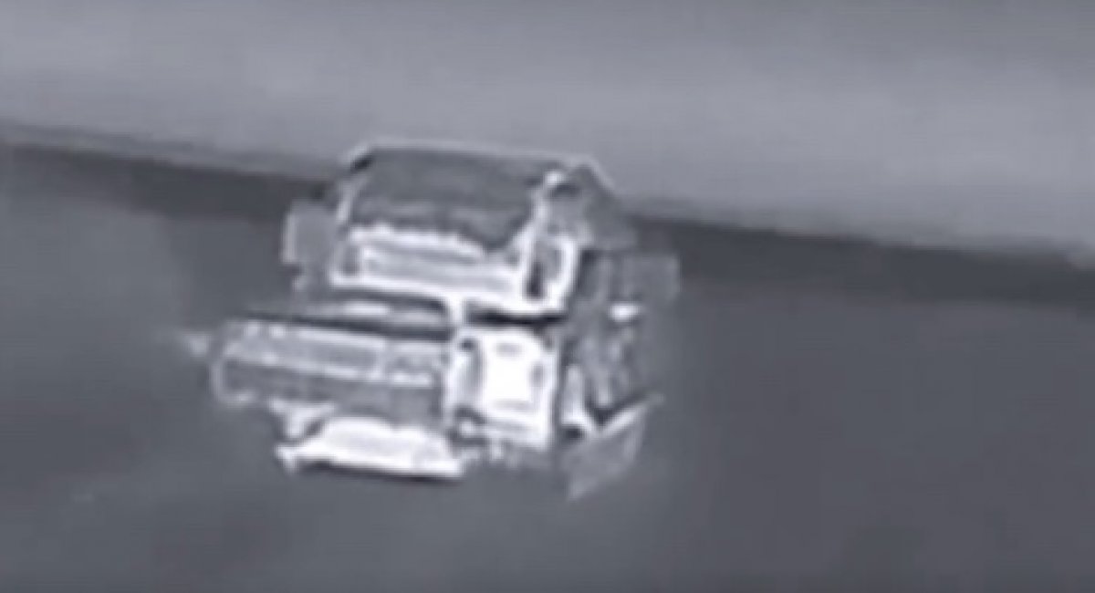 russian Tor-M1 short-range air defense system / screenshot from video 