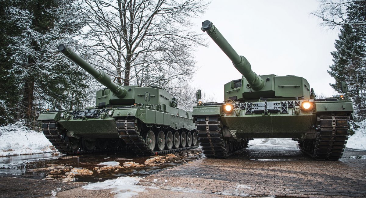 The Leopard 2A4 tanks / Photo credit: The Dutch Ministry of Defense 