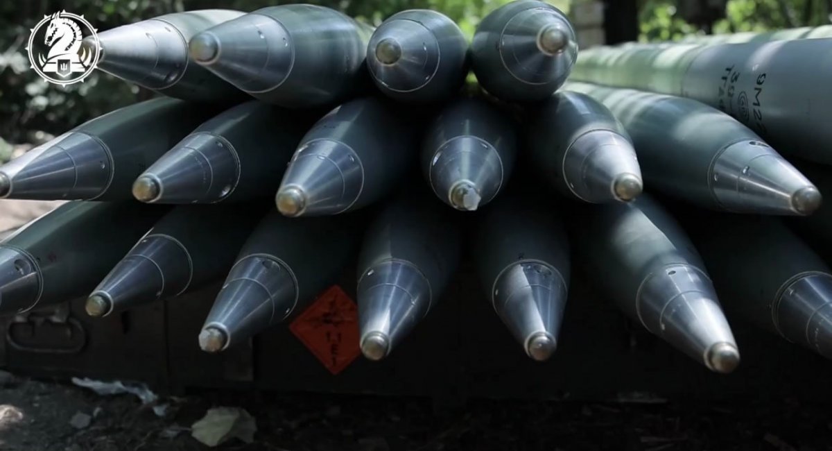 Bulgarian 122 mm shells / Photo credit: The 47th Brigade